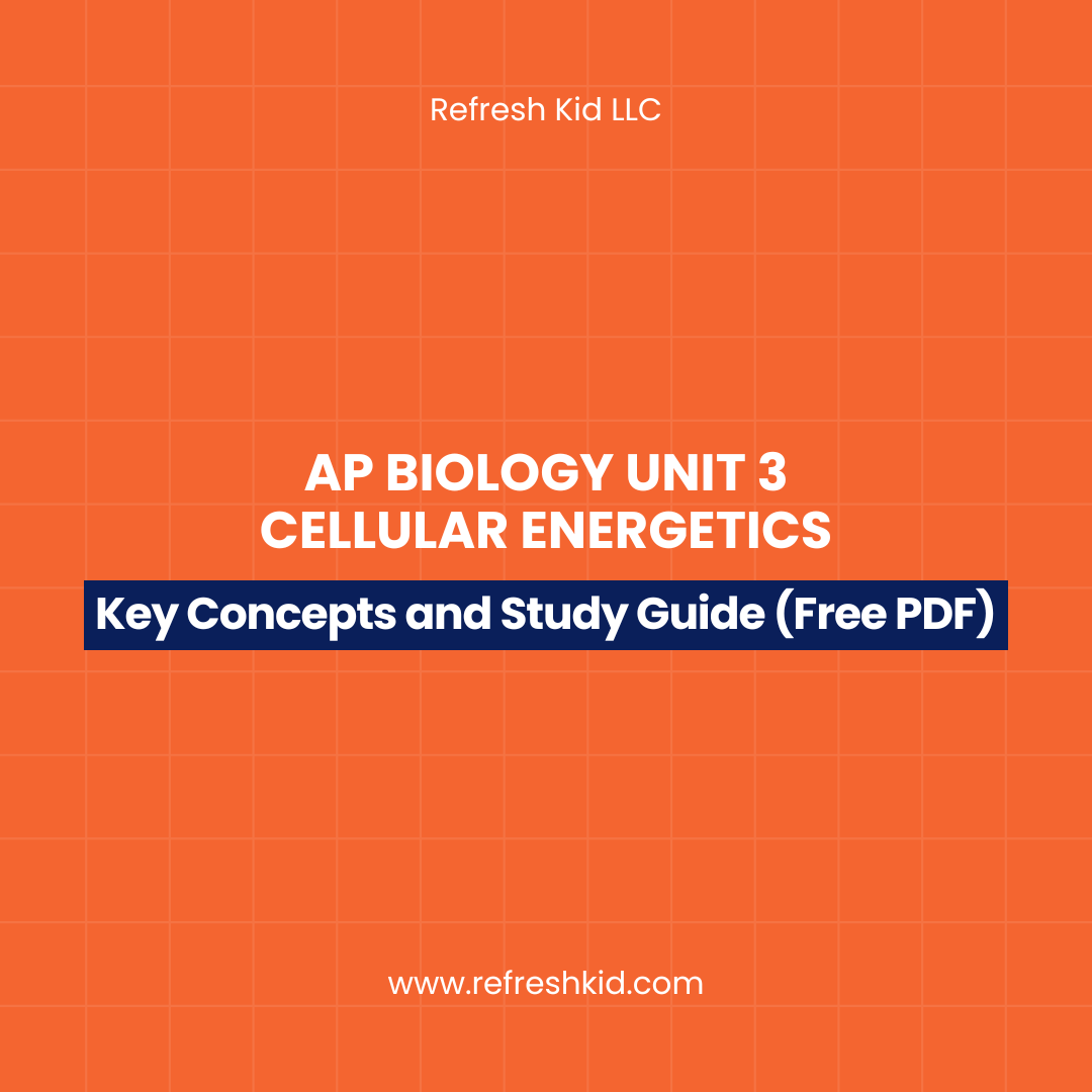 Featured Post Image - AP Biology Unit 3 Cellular Energetics Explained: Key Concepts and Study Guide (Free PDF)